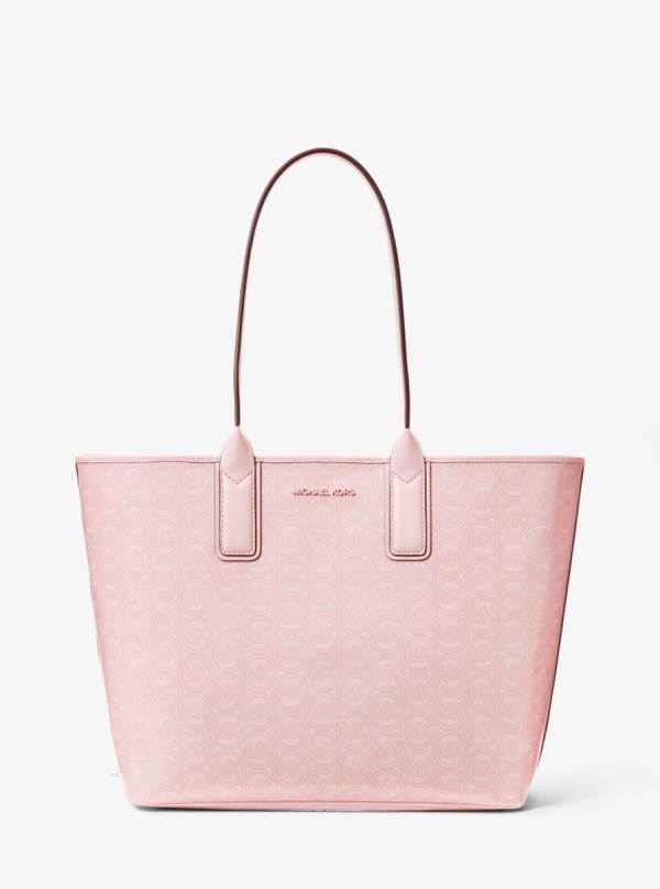 Damske Prenosná Taška Michael Kors Jodie Large Logo Jacquard Ruzove - Kabelky Michael Kors Sleva | BCHYA-7029